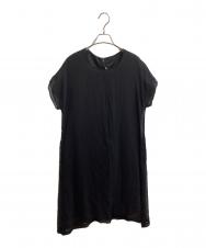 COMME des GARCONS COMME des GARCONS (コムデギャルソン コムデギャルソン) レイヤードノースリーブワンピース　/　RM-O018　/　AD2013 ブラック サイズ:XS