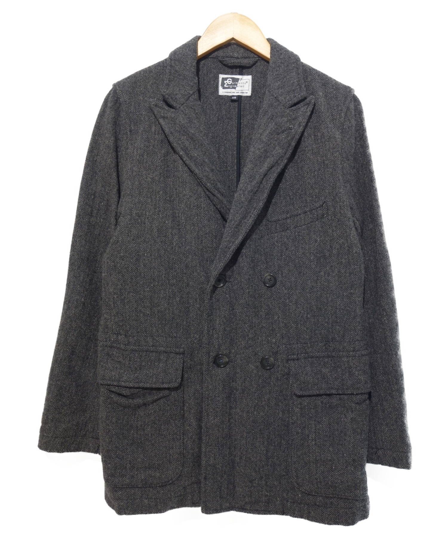 Engineered Garments (エンジニアドガーメンツ) Tweed Newport Jacket ニューポートジャケット グレー  サイズ:XS