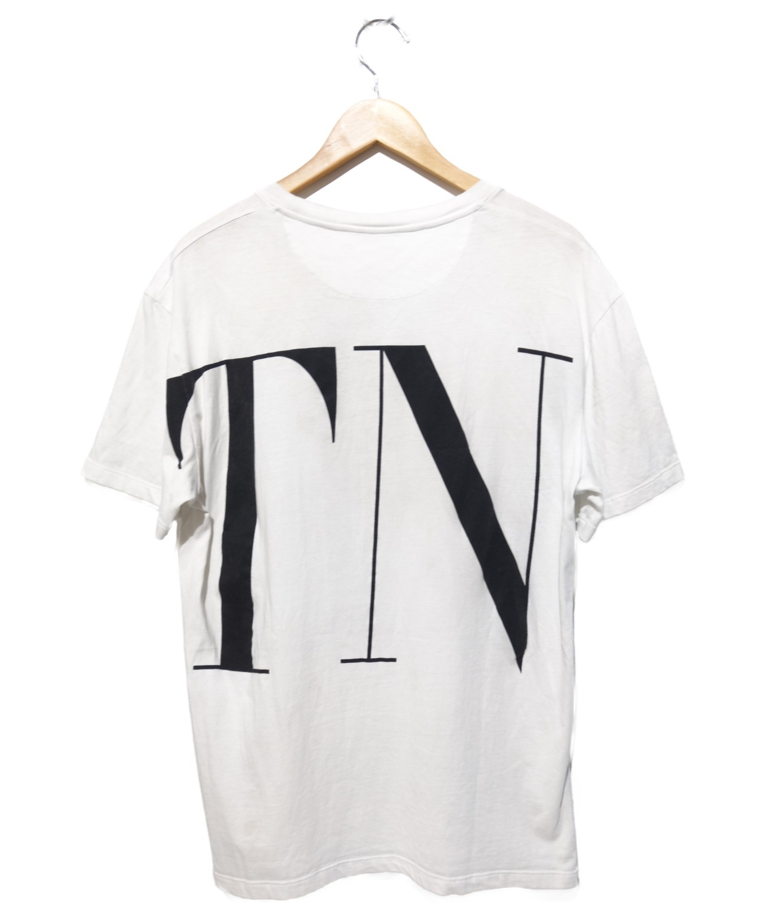 VALENTINO (ヴァレンティノ) VL ロゴプリント Tシャツ ホワイト サイズ:L