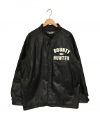 BOUNTY HUNTER（バウンティハンター）の古着「カウレザージャケット」｜ブラック