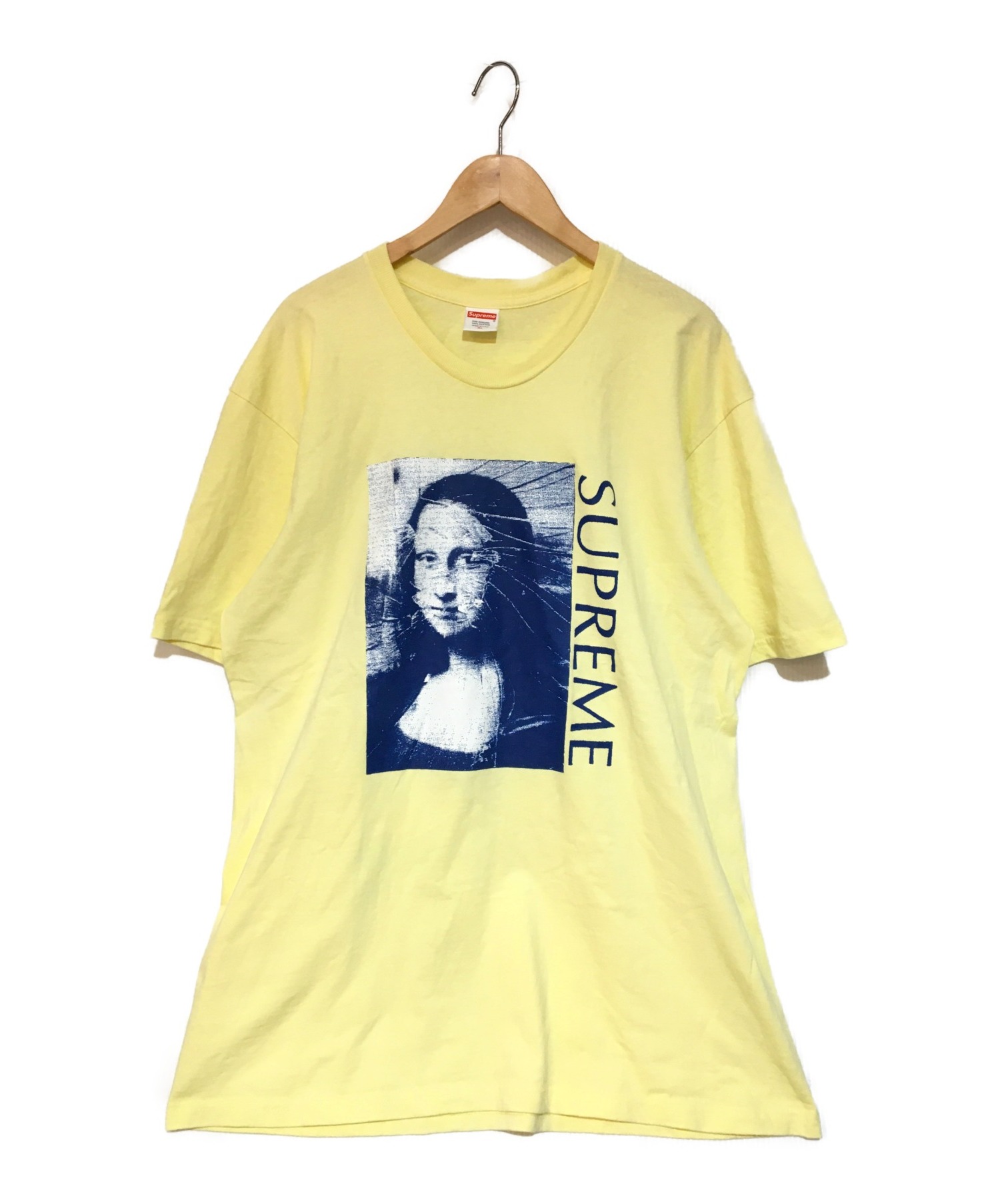 中古・古着通販SUPREME (シュプリーム) Mona Lisa Tee モナリザ Tシャツ イエロー サイズ:XL｜ブランド・古着通販  トレファク公式TREFAC FASHION