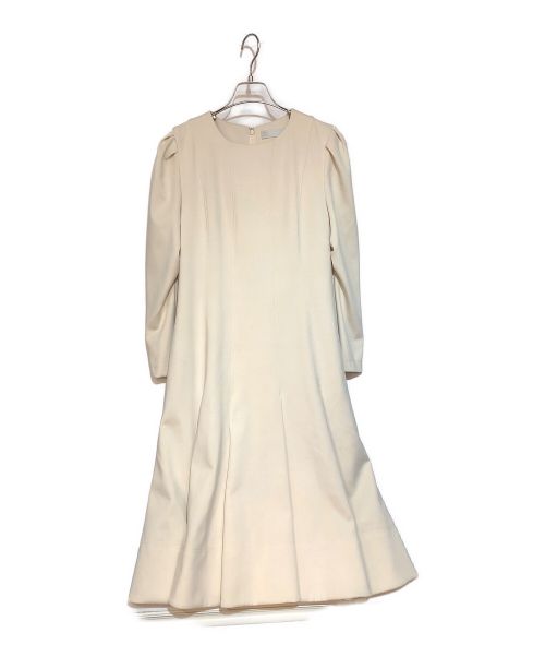 CELFORD（セルフォード）CELFORD (セルフォード) タックポンチワンピース クリーム サイズ:36の古着・服飾アイテム