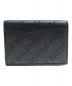 BALENCIAGA（バレンシアガ）の古着「CASH MINI WALLET 型押し パンチング ロゴ ミニ ウォレット 財布」｜ブラック
