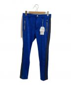MARK&LONAマークアンドロナ）の古着「22SS Ruler JQ Jersey Pants トラック パンツ」｜ブルー