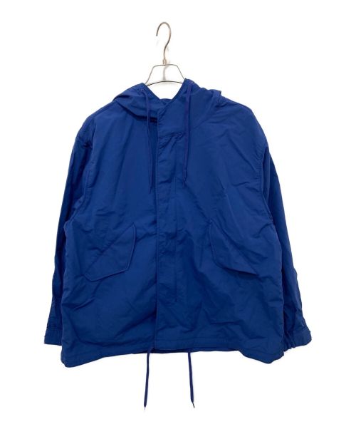 leno（リノ）leno (リノ) SHORT HOODED COAT ブルー サイズ:2 未使用品の古着・服飾アイテム