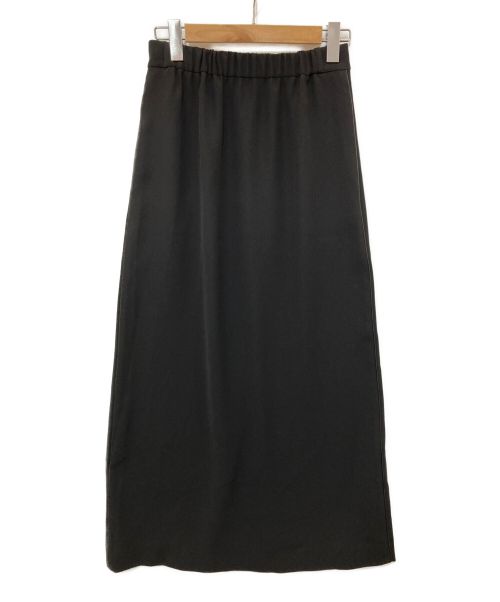 L'appartement（アパルトモン）L'Appartement (アパルトモン) Satin Gather Long Skirt ブラック サイズ:36の古着・服飾アイテム