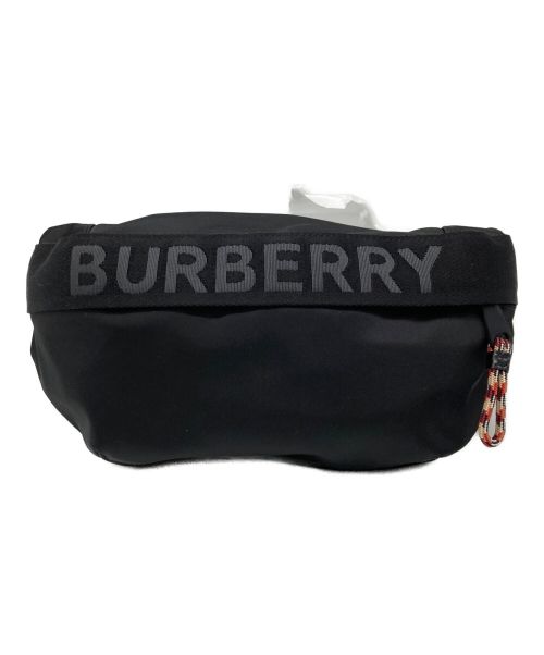 BURBERRY（バーバリー）BURBERRY (バーバリー) ロゴウエストバッグ ブラックの古着・服飾アイテム