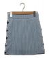furfur (ファーファー) フラワー刺繍ニットミニスカート ブルー サイズ:F 未使用品：7800円