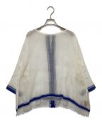 45Rフォーティーファイブアール）の古着「綿絹 シフォン プルオーバー ブラウス」｜ホワイト