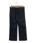 TOGA VIRILIS (トーガ ビリリース) Wool gabardine pants ブラック サイズ:48：17000円