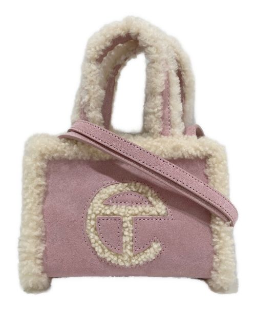 UGG（アグ）UGG (アグ) スモールショッパー コラボバッグ ピンクの古着・服飾アイテム