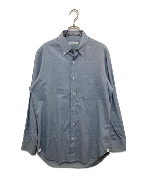 LORO PIANA（ロロピアーナ）LORO PIANA (ロロピアーナ) ボタンダウンシャツ ブルー サイズ:Mの古着・服飾アイテム