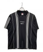 SUPREME×NIKEシュプリーム×ナイキ）の古着「stripe jewel soccer jersey/ポロシャツ」｜ブラック