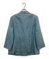 Leilian (レリアン) ウール×シルクジャケット ブルー サイズ:17号：14000円