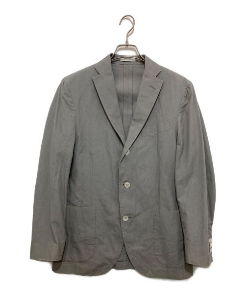 BOGLIOLI（ボリオリ）BOGLIOLI (ボリオリ) DOVER コットンテーラードジャケット グレー サイズ:46の古着・服飾アイテム