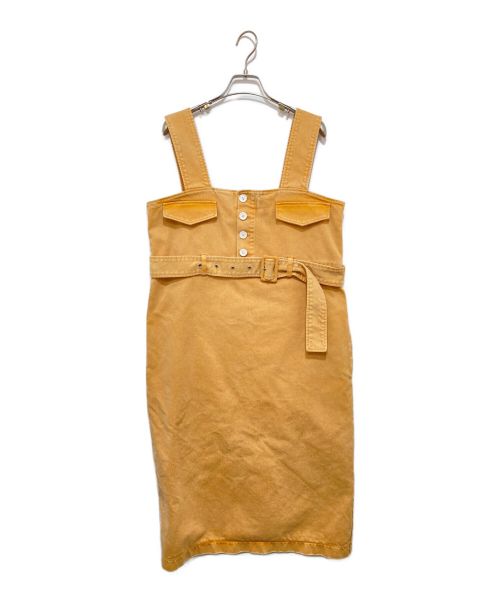 PLAN C（プランシー）PLAN C (プランシー) ジャンパースカート オレンジ サイズ:40の古着・服飾アイテム