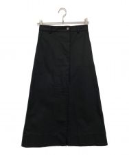 SEA (シー) Cotton Serge Skirt ブラック サイズ:32