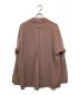 ETHOSENS (エトセンス) ロングオープンカラーシャツ ピンク サイズ:FREE：8000円