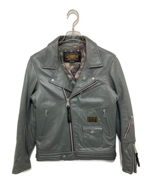 NEIGHBORHOOD（ネイバーフッド）NEIGHBORHOOD (ネイバーフッド) ライダースジャケット グレー サイズ:Sの古着・服飾アイテム