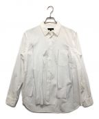 COMME des GARCONS HOMME PLUSコムデギャルソンオムプリュス）の古着「カッティングシャツ」｜ホワイト