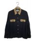 WACKO MARIA（ワコマリア）の古着「50's Shirt/レオパード切替オープンカラーシャツ」｜ブラック