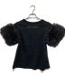 TOMO KOIZUMI (トモコイズミ) 袖フリルTシャツ ブラック サイズ:S：24800円