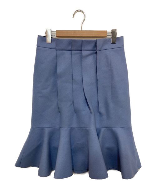 sacai（サカイ）sacai (サカイ) Wool Melton Skirt ブルー サイズ:3の古着・服飾アイテム
