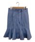 sacai（サカイ）の古着「Wool Melton Skirt」｜ブルー