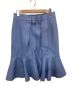 sacai (サカイ) Wool Melton Skirt ブルー サイズ:3：29800円