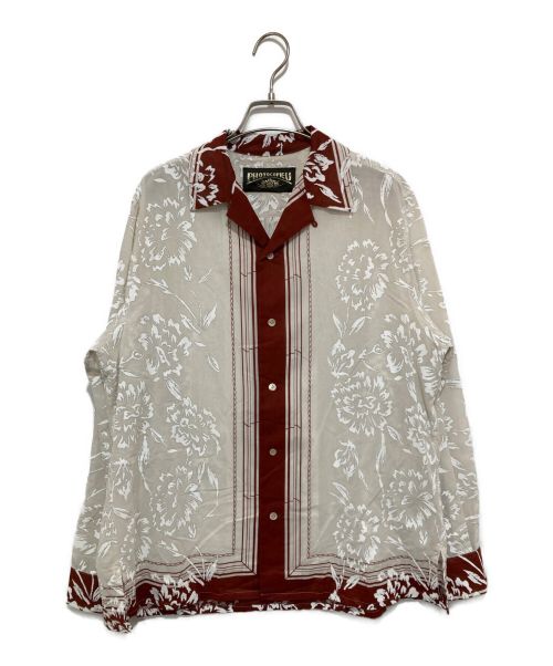PHOTOCOPIEU（フォトコピュー）PHOTOCOPIEU (フォトコピュー) オープンカラーシャツ ホワイト サイズ:38の古着・服飾アイテム