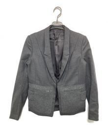 UNDERCOVER（アンダーカバー）の古着「切替デザインテーラードジャケット」｜グレー