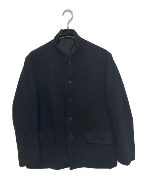 Y’s for men（ワイズフォーメン）Y’s for men (ワイズフォーメン) ラウンドカラーウールジャケット ブラック サイズ:２の古着・服飾アイテム