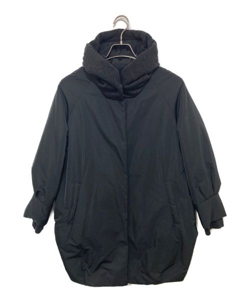 Lisiere（リジェール）Lisiere (リジェール) 中綿コクーンコート ブラック サイズ:FREEの古着・服飾アイテム