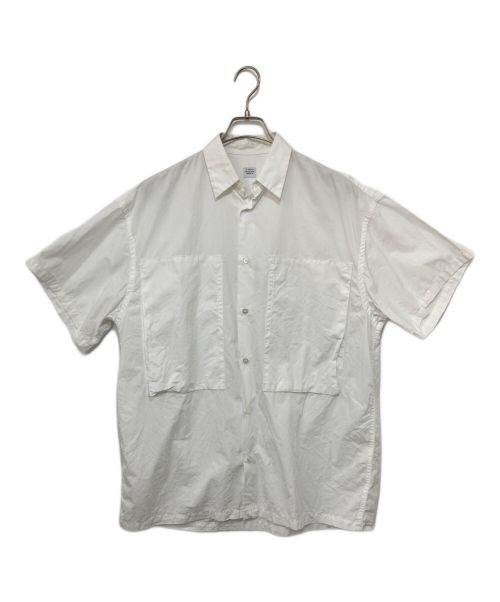 E.TAUTZ（イートーツ）E.TAUTZ (イートーツ) フロントビッグポケットシャツ ホワイト サイズ:Sの古着・服飾アイテム