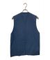 ESLOW (エスロー) no collar vest ブルー サイズ:2：7800円