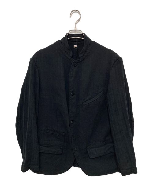 OUTIL（ウティ）OUTIL (ウティ) リネン×シルクジャケット ブラック サイズ:2の古着・服飾アイテム
