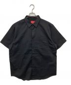 SUPREMEシュプリーム）の古着「Croc Patch S/S Work Shirt supreme」｜ブラック