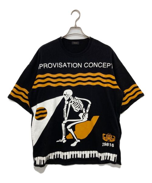 UNDERCOVER（アンダーカバー）UNDERCOVER (アンダーカバー) スカルプリントTシャツ ブラック サイズ:2の古着・服飾アイテム
