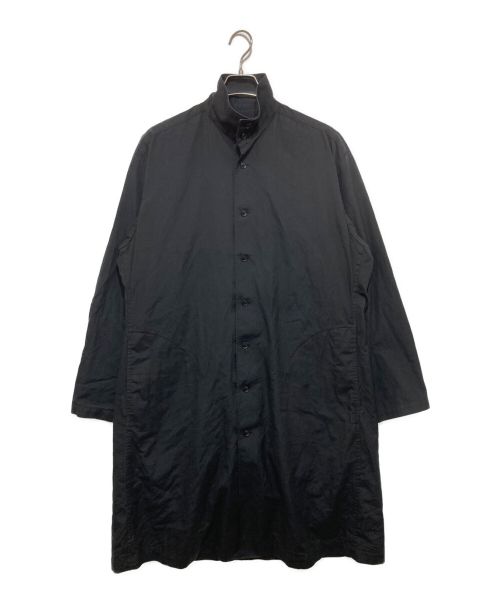 s'yte（サイト）s'yte (サイト) スタンドカラー シングル オーバー シャツコート ブラック サイズ:3の古着・服飾アイテム
