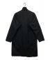 s'yte (サイト) スタンドカラー シングル オーバー シャツコート ブラック サイズ:3：10000円