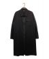 s'yte（サイト）の古着「Rayon Gabardine Stretc Zipper Dress Coat」｜ブラック