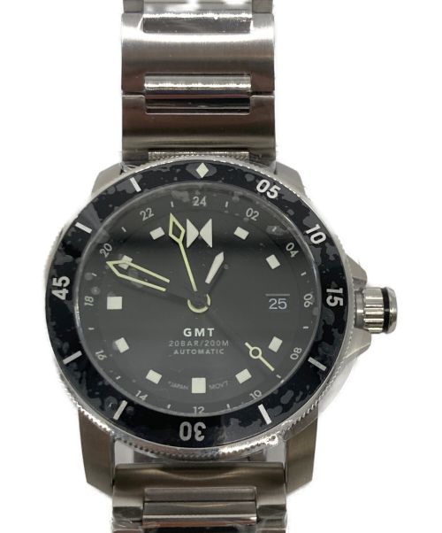 MVMT（エムブイエムティー）MVMT (エムブイエムティー) Cali Diver Auto Men's Skyscape Silver Watch ブラックの古着・服飾アイテム