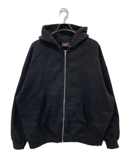 SUPREME（シュプリーム）Supreme (シュプリーム) UNDERCOVER (アンダーカバー) Zip Up Hooded Sweatshirt ブラック サイズ:XLの古着・服飾アイテム