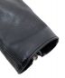 中古・古着 UNDERCOVERISM (アンダーカバーイズム) ワンスター カウハイドレザー ダブルライダースジャケット ブラック サイズ:2：80000円