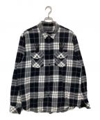 SUPREME×Hysteric Glamourシュプリーム×ヒステリックグラマー）の古着「Plaid Flannel Shirt」｜ブラック