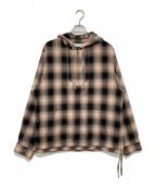 BALバル）の古着「PULLOVER MEXICAN HOODED SHIRT」｜ブラウン