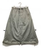 PARANOIDパラノイド）の古着「MOVIMENTO Nylon Skirt」｜グレー