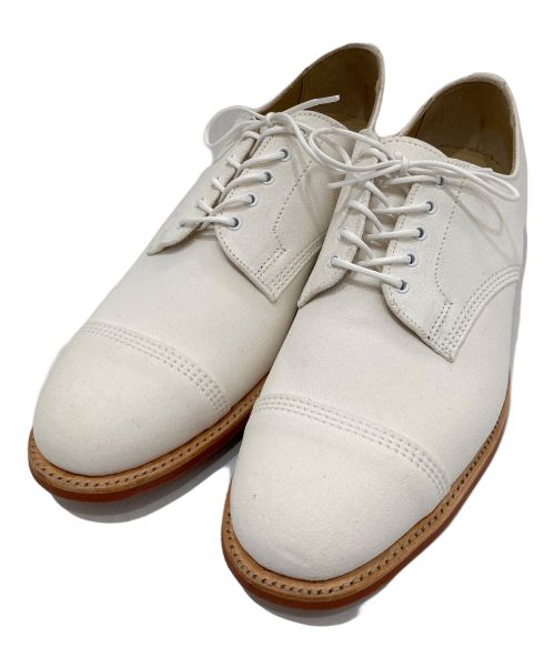SANDERS（サンダース）SANDERS (サンダース) Military Derby shoe ホワイト サイズ:8.5の古着・服飾アイテム