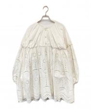 AUGUST (オーガスト) original cutwork lace blouse オリジナルカットワークレースブラウス ホワイト サイズ:FREE