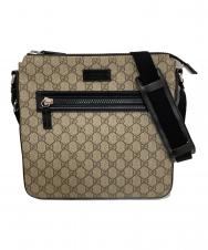 GUCCI (グッチ) GGスプリームメッセンジャーバッグ ショルダーバッグ 406374 ブラウン